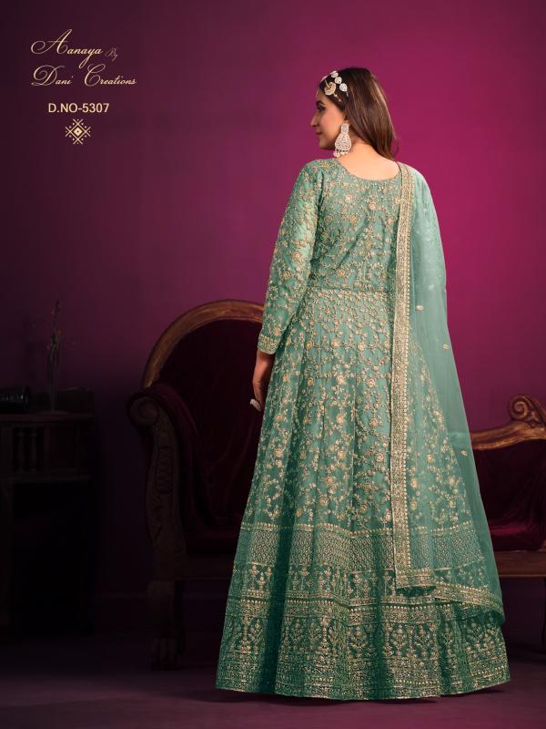 Aanaya 5300 New Colours Series Designer Net Gown