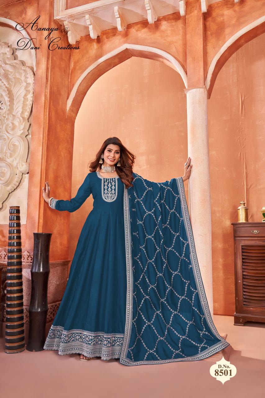 Aanaya Vol 185 Designer Art Silk Gown Collection