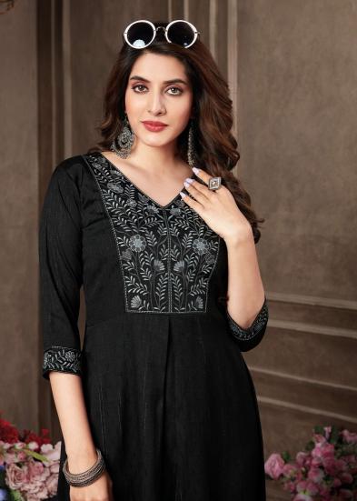 Aarvi Shanaya Vol 6 New Casual Designer Long Kurti Collection