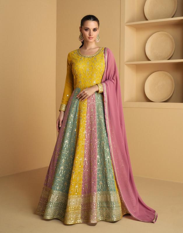 Aashirwad Tareef Georgette Designer Gown Collection