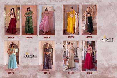 Alizeh 5001 to 5009 Series Designer Indo Western Collection