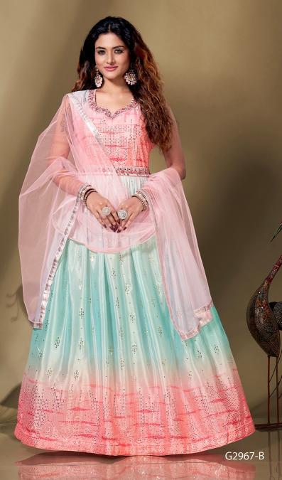 Amoha Trendz G2967 Designer Fancy Gawn Collection