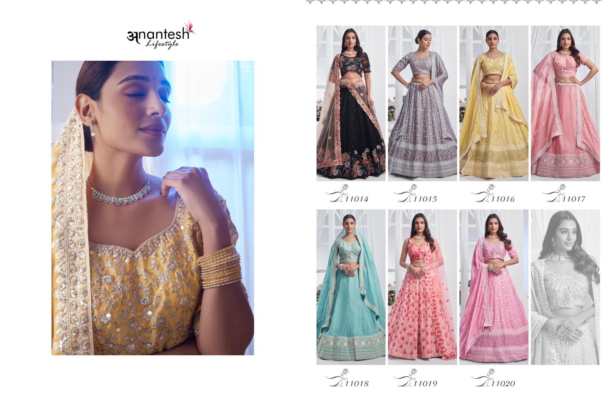 Anantesh Bridesmaid Vol 3 Designer Lehenga Choli Collection