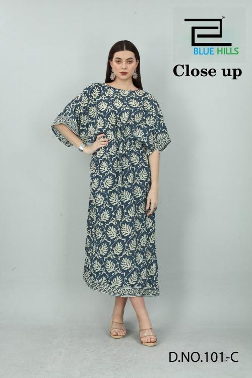 Blue Hills Close Up Vol 1 Casual Wear Long Kurti Collection