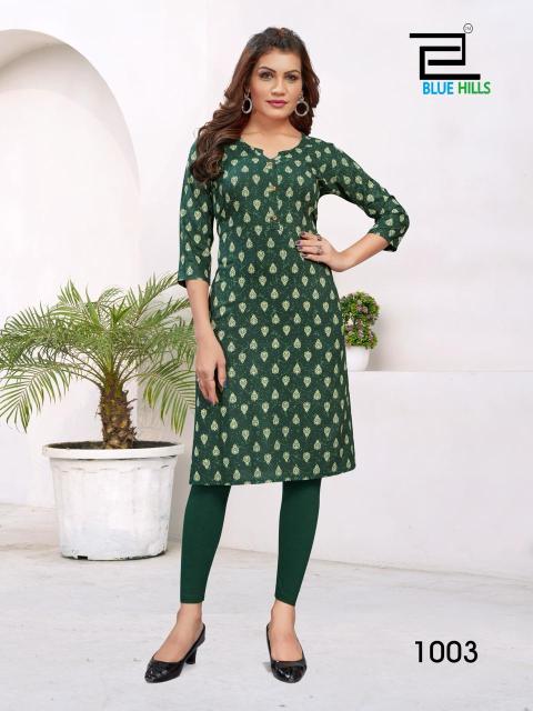 Blue Hills Hi Choice Vol 5 Premium Straight Kurti Collection