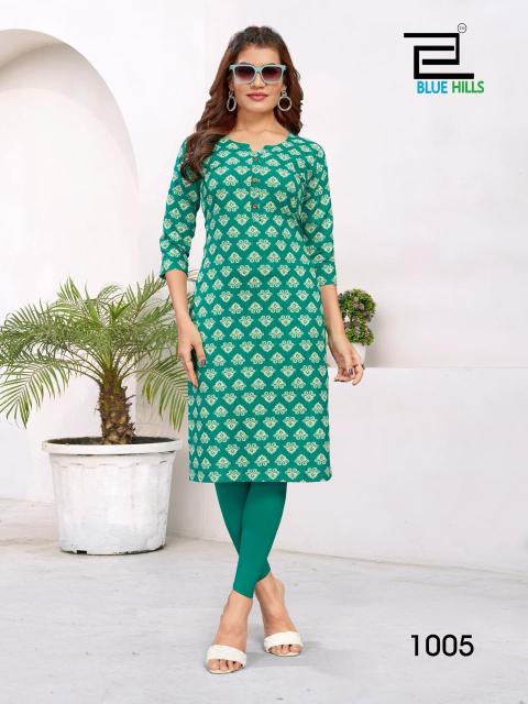 Blue Hills Hi Choice Vol 5 Premium Straight Kurti Collection