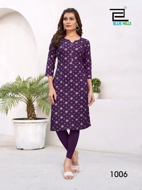 Blue Hills Hi Choice Vol 5 Premium Straight Kurti Collection