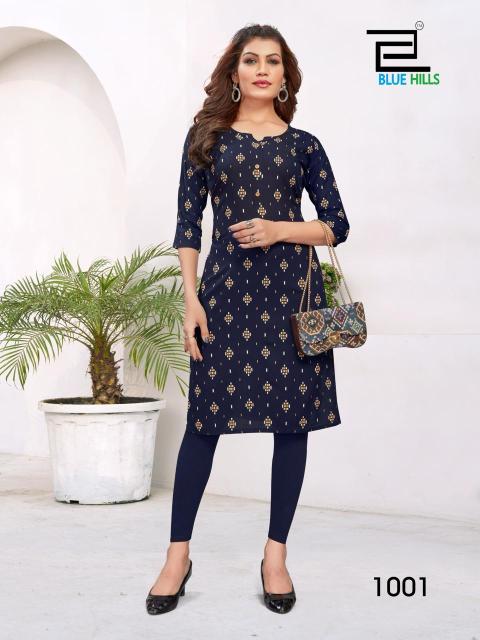 Blue Hills Hi Choice Vol 5 Premium Straight Kurti Collection