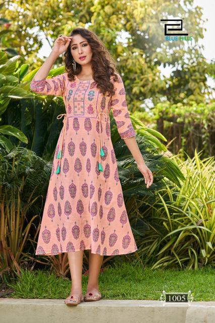 Blue Hills Spicy Vol 1 Summer Special Long Kurti Collection