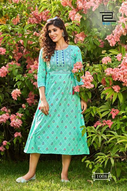 Blue Hills Spicy Vol 1 Summer Special Long Kurti Collection