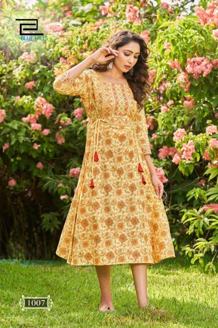 Blue Hills Spicy Vol 1 Summer Special Long Kurti Collection