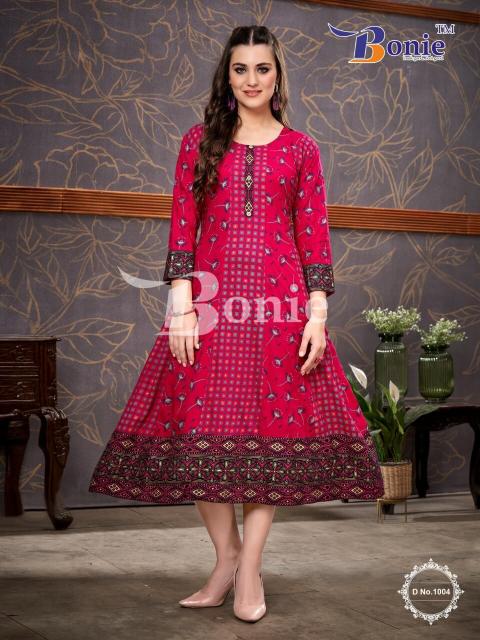 Bonie Suhana Designer Fancy Long Kurti Collection