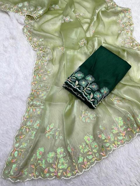 Bt 3113 Beautiful Jimmy Choo Silk Saree Collection