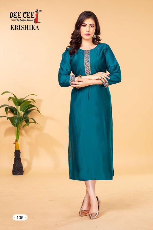 Deecee Krishika Fancy Embroidery Kurti Collection