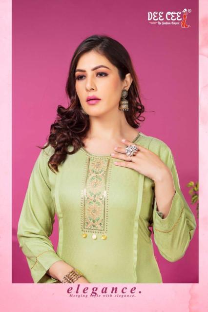 Deecee Prashita Fancy Embroidery Kurti Collection