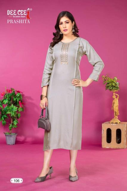 Deecee Prashita Fancy Embroidery Kurti Collection