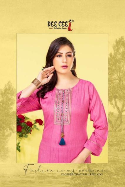 Deecee Tahmina Casual Wear Embroidery Kurti Collection