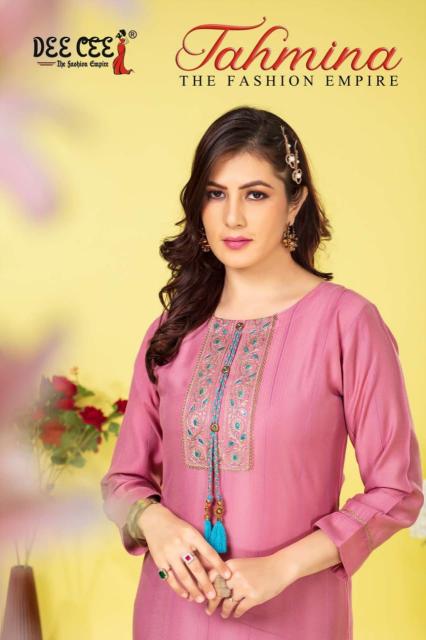 Deecee Tahmina Casual Wear Embroidery Kurti Collection