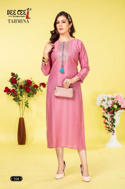 Deecee Tahmina Casual Wear Embroidery Kurti Collection