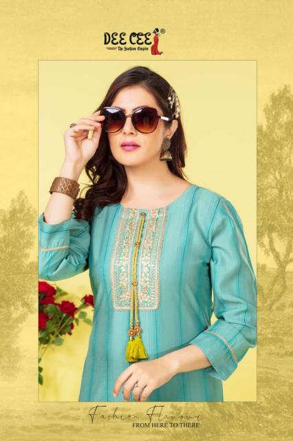 Deecee Tahmina Casual Wear Embroidery Kurti Collection