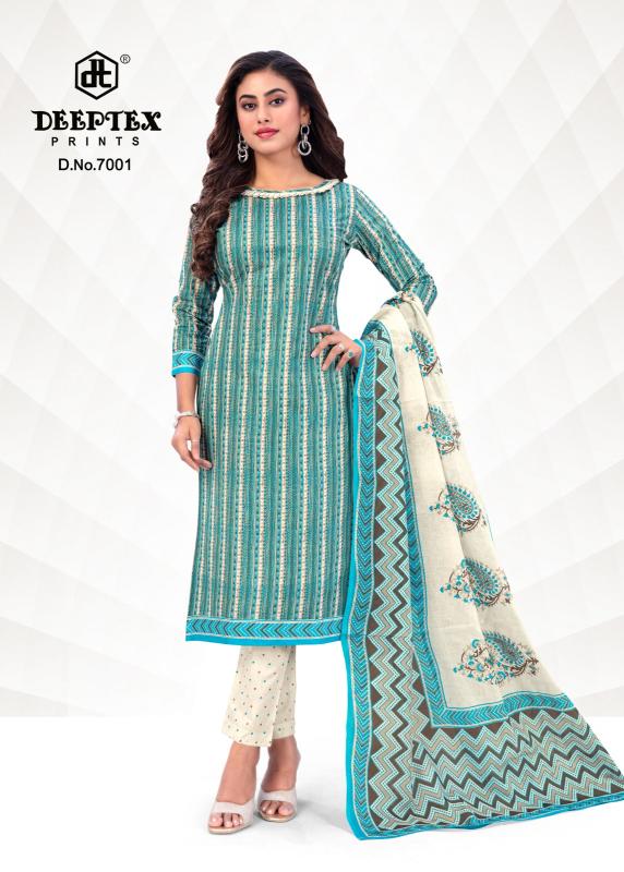 Deeptex Aaliza Vol 7 Cotton Dress Material Collection