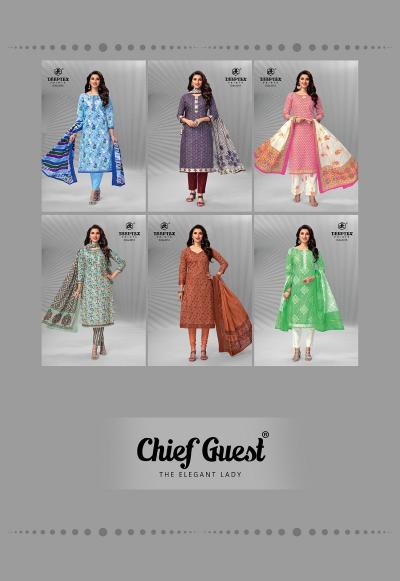 Deeptex Chief Guest Vol 33 Premium Cotton Dress Material