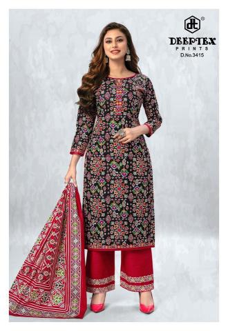 Deeptex Chief Guest Vol 34 Cotton Printed Dress Material