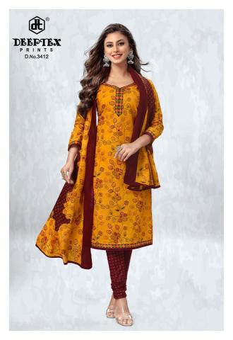 Deeptex Chief Guest Vol 34 Cotton Printed Dress Material