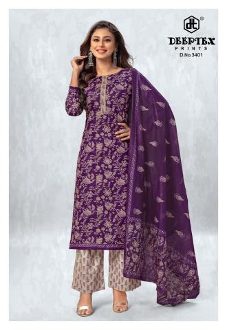 Deeptex Chief Guest Vol 34 Cotton Printed Dress Material