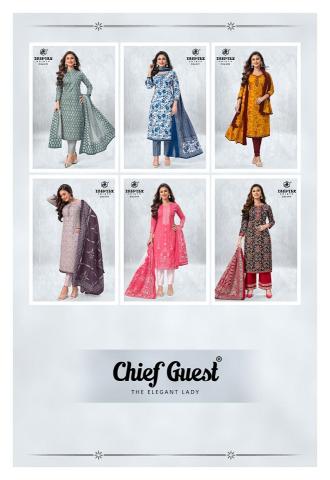 Deeptex Chief Guest Vol 34 Cotton Printed Dress Material