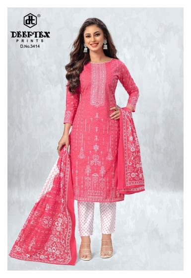 Deeptex Chief Guest Vol 34 Cotton Printed Dress Material