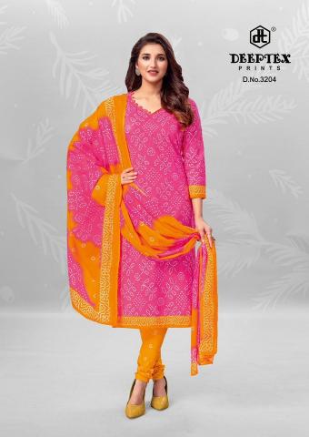 Deeptex Classic Vol 32 Cotton Printed Dress Material