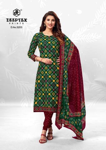 Deeptex Classic Vol 32 Cotton Printed Dress Material