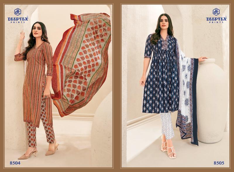 Deeptex Miss India Vol 85 Cotton Printed Dress Material