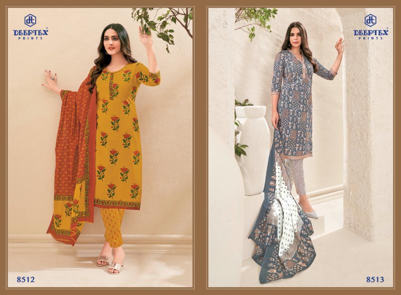 Deeptex Miss India Vol 85 Cotton Printed Dress Material