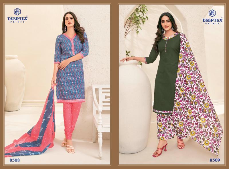 Deeptex Miss India Vol 85 Cotton Printed Dress Material