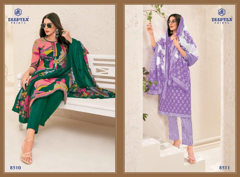 Deeptex Miss India Vol 85 Cotton Printed Dress Material