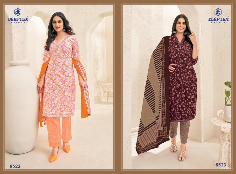 Deeptex Miss India Vol 85 Cotton Printed Dress Material