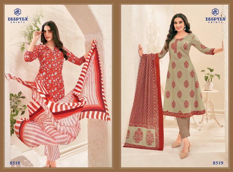 Deeptex Miss India Vol 85 Cotton Printed Dress Material