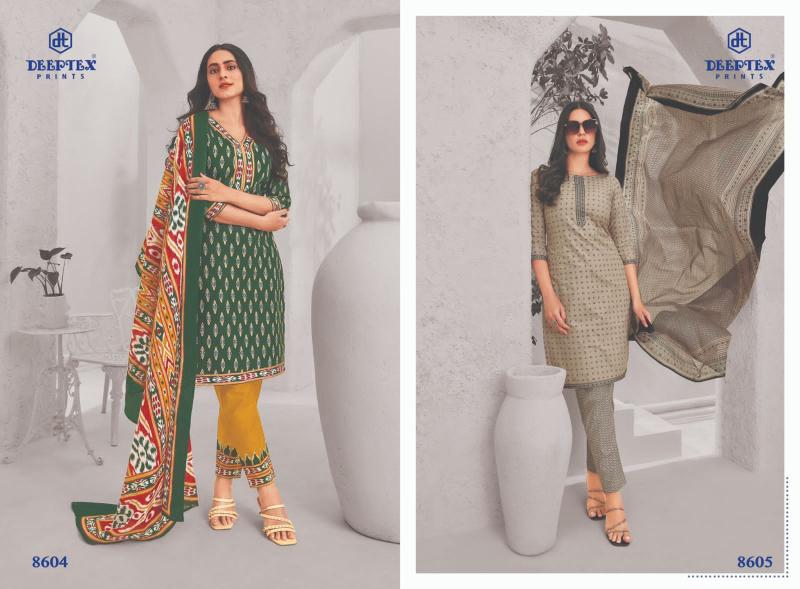 Deeptex Miss India Vol 86 Cotton Printed Dress Material