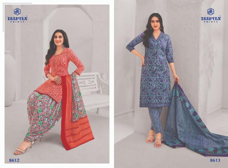 Deeptex Miss India Vol 86 Cotton Printed Dress Material