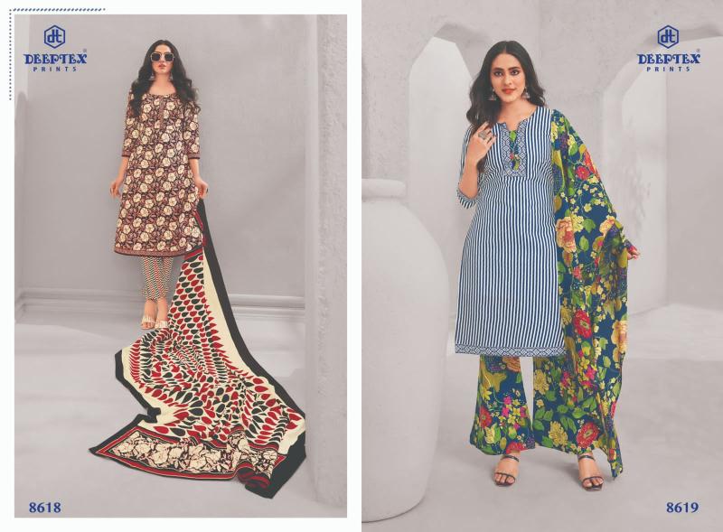 Deeptex Miss India Vol 86 Cotton Printed Dress Material