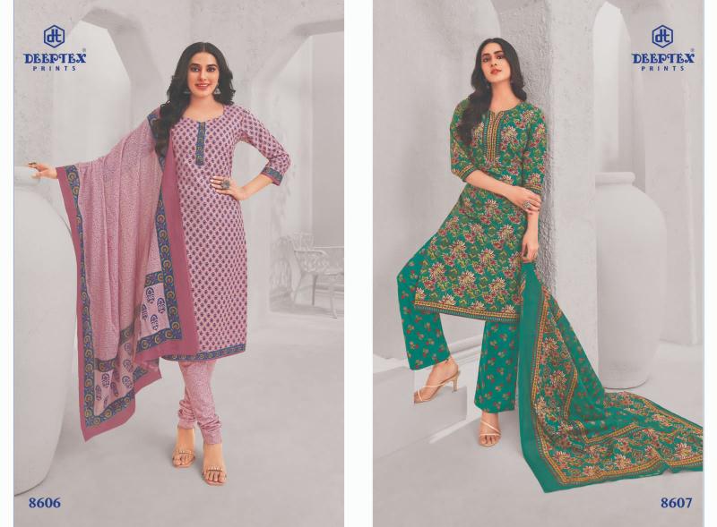 Deeptex Miss India Vol 86 Cotton Printed Dress Material