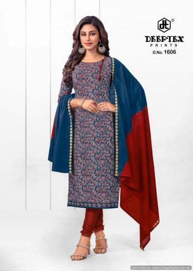 Deeptex Tradition Vol 16 Cotton Printed Dress Material