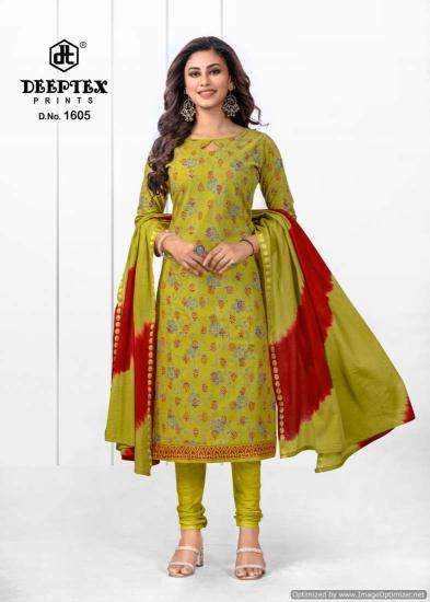 Deeptex Tradition Vol 16 Cotton Printed Dress Material