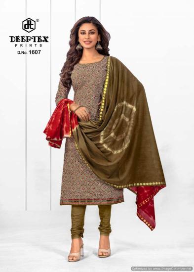 Deeptex Tradition Vol 16 Cotton Printed Dress Material