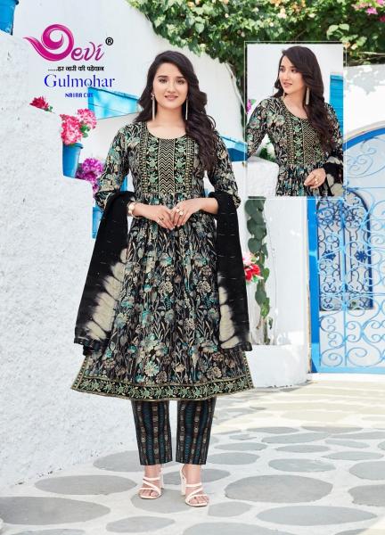 Devi Gulmohar Vol 2 Nyra Cut Kurti Pant With Dupatta