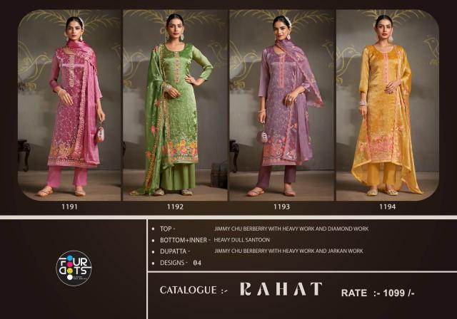 Four Dots Rahat Jimmy Chu Dress Material Collection