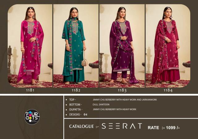 Four Dots Seerat Jimmy Chu Dress Material Collection