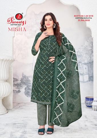 Ganeshji Misha Vol 1 Cotton Printed Dress Material